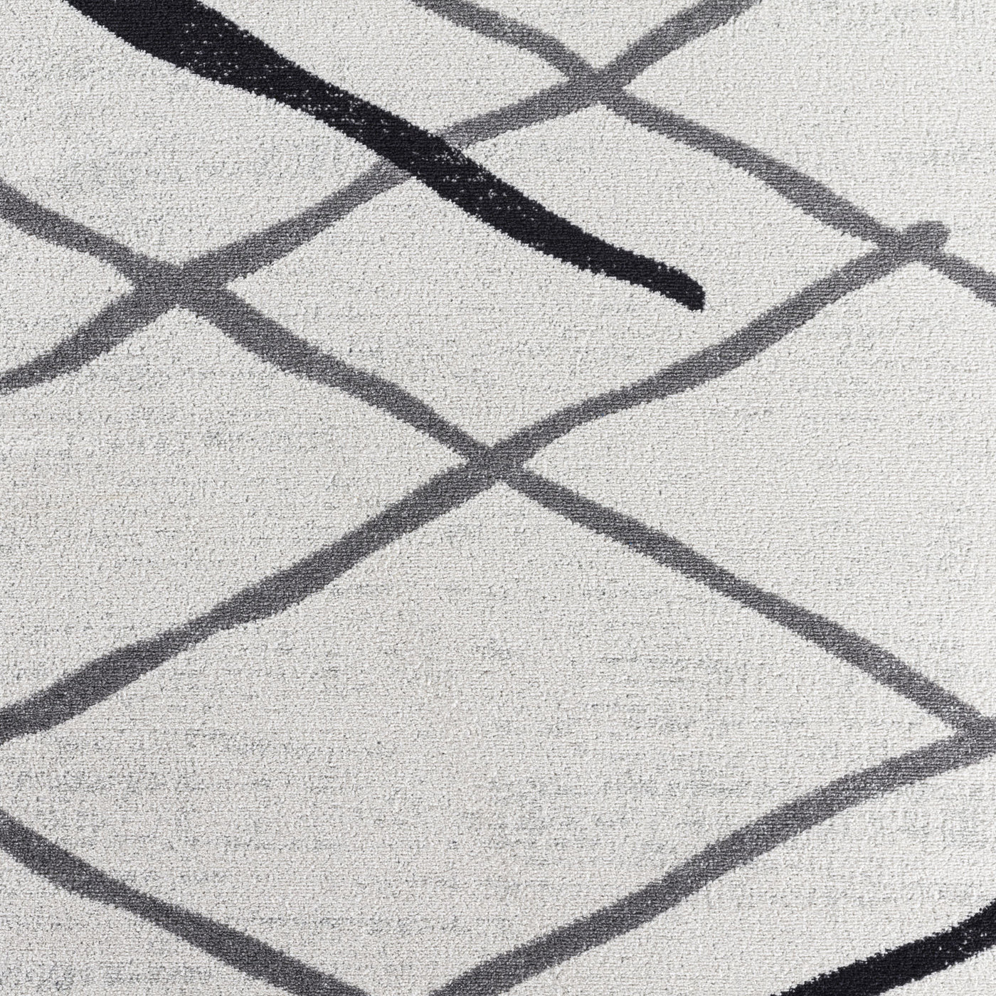 ASPEN Tapis Scandinave Moderne Blanc/Gris 160x220