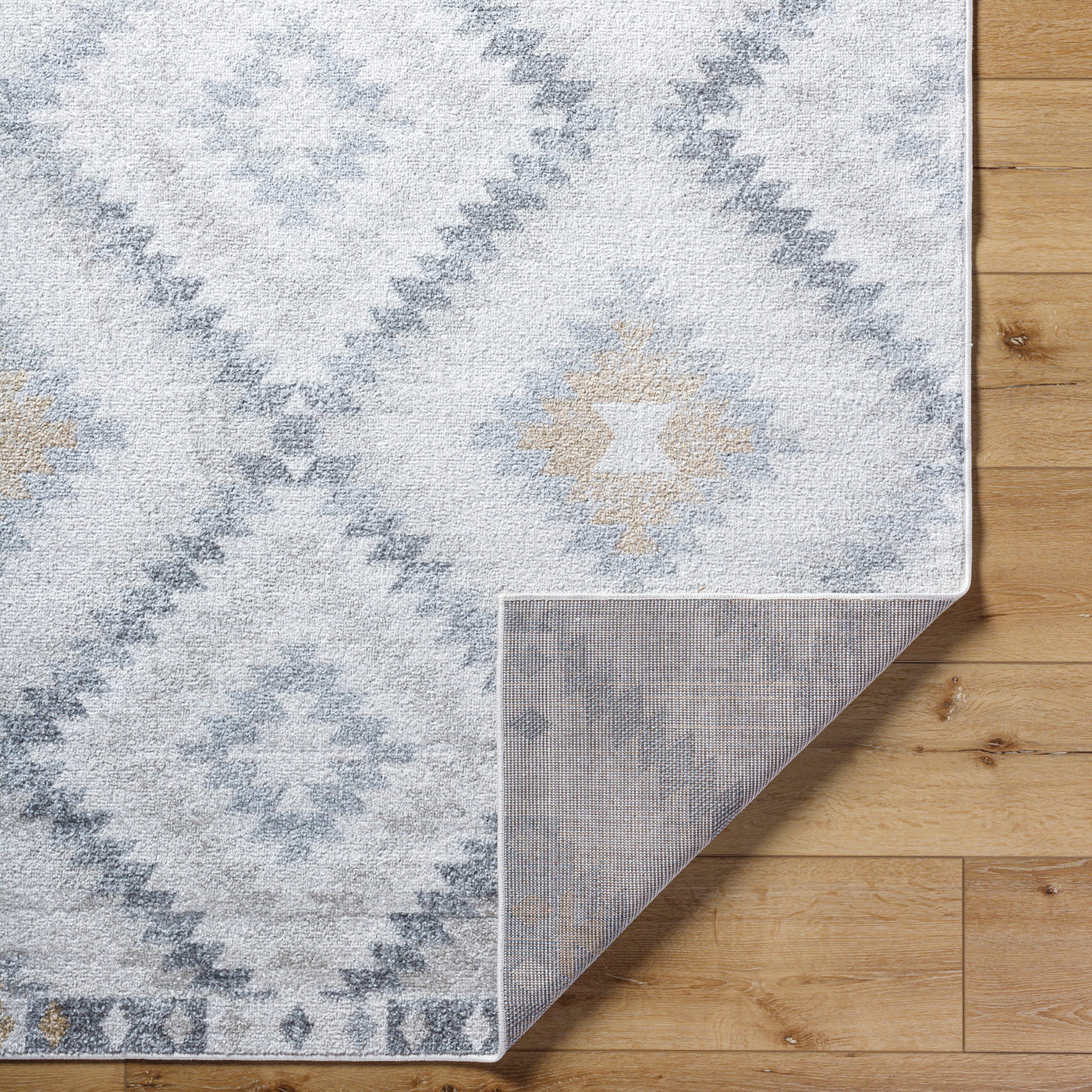 Tapis Scandinave Bohème Gris/Beige Bogor