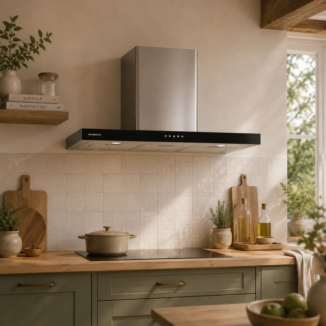 Hotte aspirante décorative murale DE DIETRICH DHD6901B