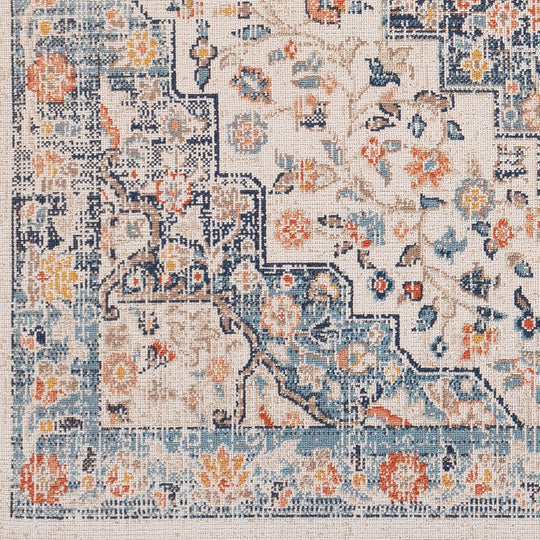 ARVADA Tapis d'Extérieur/Intérieur Bleu/Beige 160x213