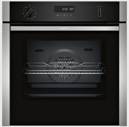 Four encastrable NEFF B5ACH7AN3F 60x60cm – Slide & Hide® – Pyrolyse – 71 L – Inox