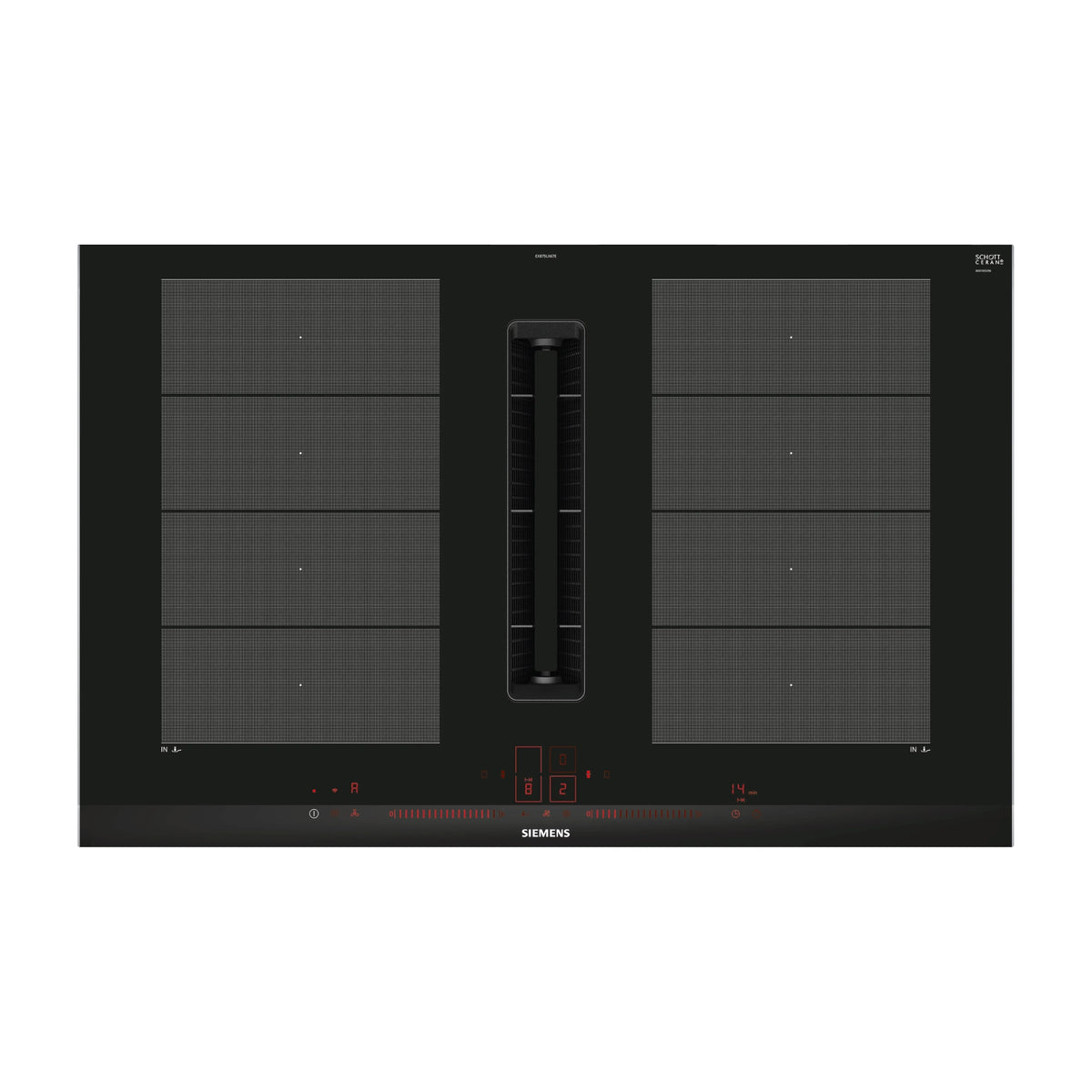 Plaque induction aspirante SIEMENS iQ700 EX875LX67E 80 cm — photo produit