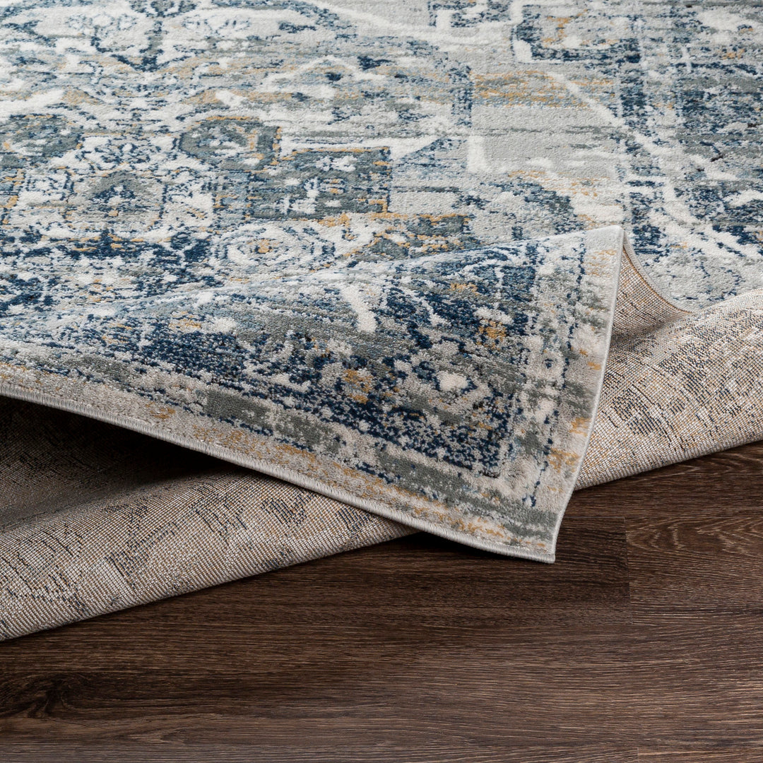 Tapis Vintage Oriental Gris/Bleu/Beige Mati