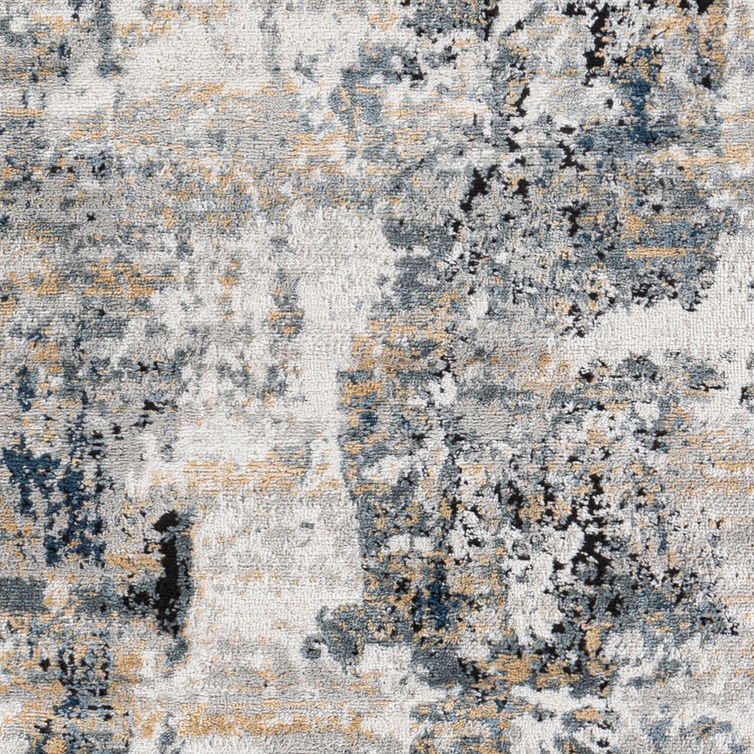 Tapis Abstrait Moderne Multicolore/Gris Paris