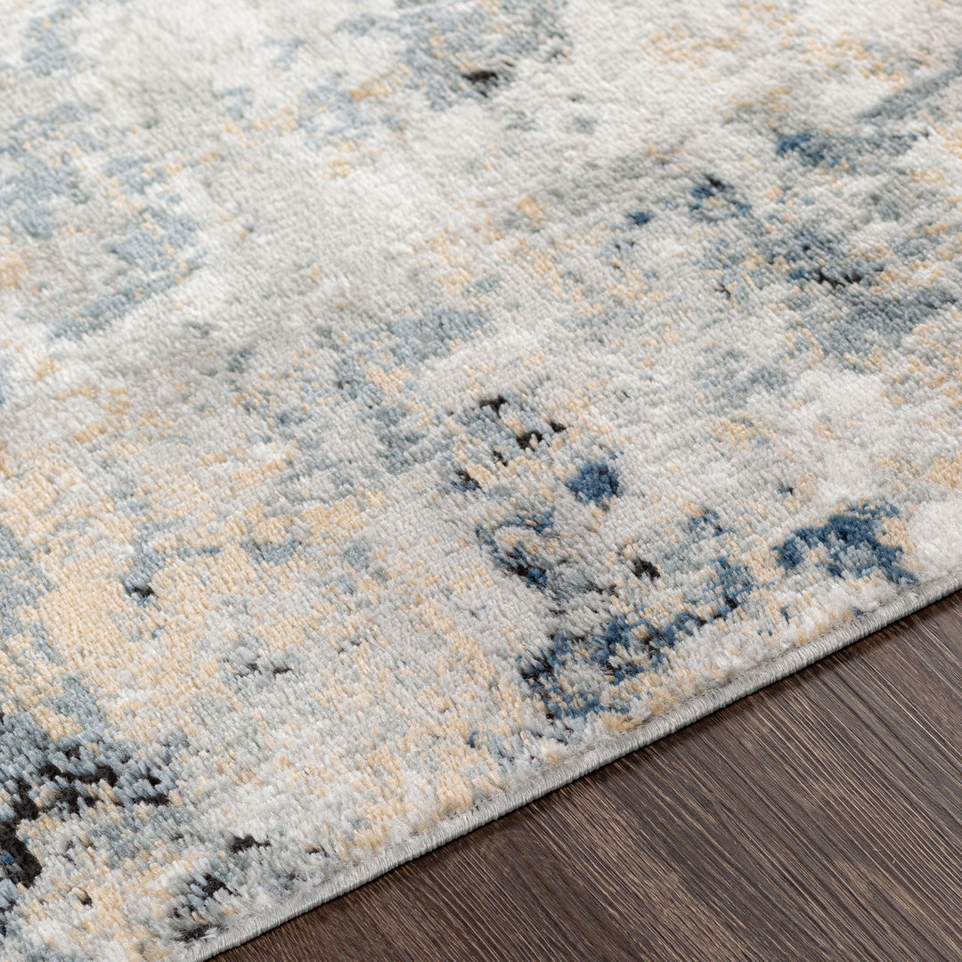 Tapis Abstrait Moderne Multicolore/Gris Paris