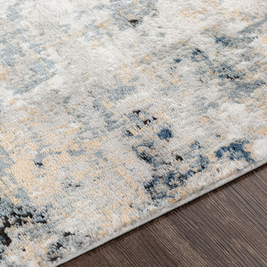 Tapis Abstrait Moderne Multicolore/Gris Paris