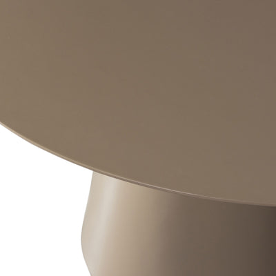 Table à manger DRAWER Jorre ronde en bois ø120 cm Taupe