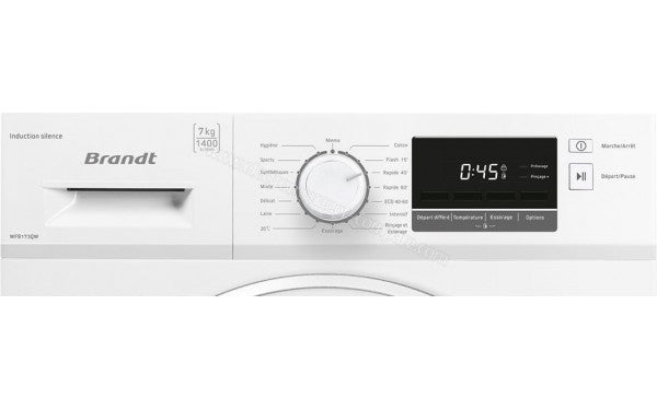 Lave-linge hublot BRANDT WFB173QW 7kg — photo produit