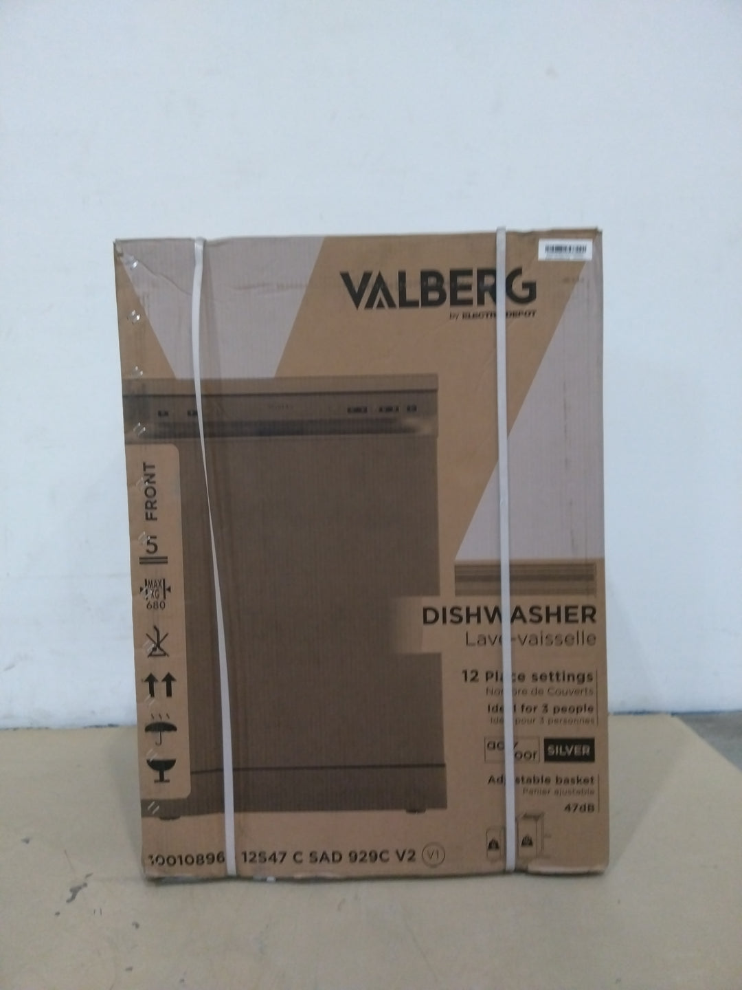 Lave-vaisselle VALBERG 12S47 C Silver 12 couverts — photo produit
