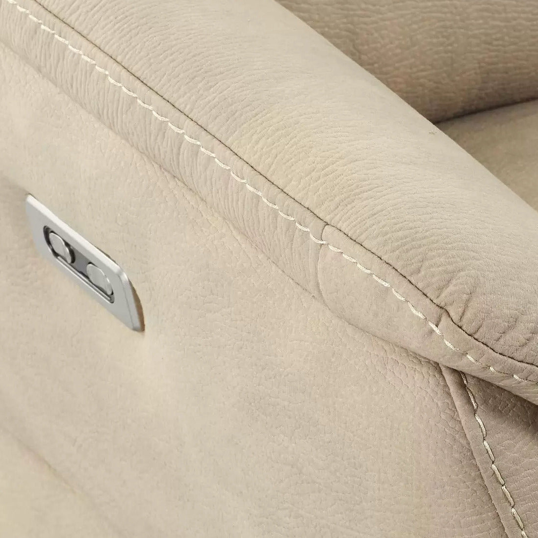 Fauteuil  de relaxation électrique LES TENDANCES en nubuck Valenza