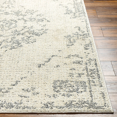 Tapis de Couloir Vintage Oriental Ivoire/Gris Otsu