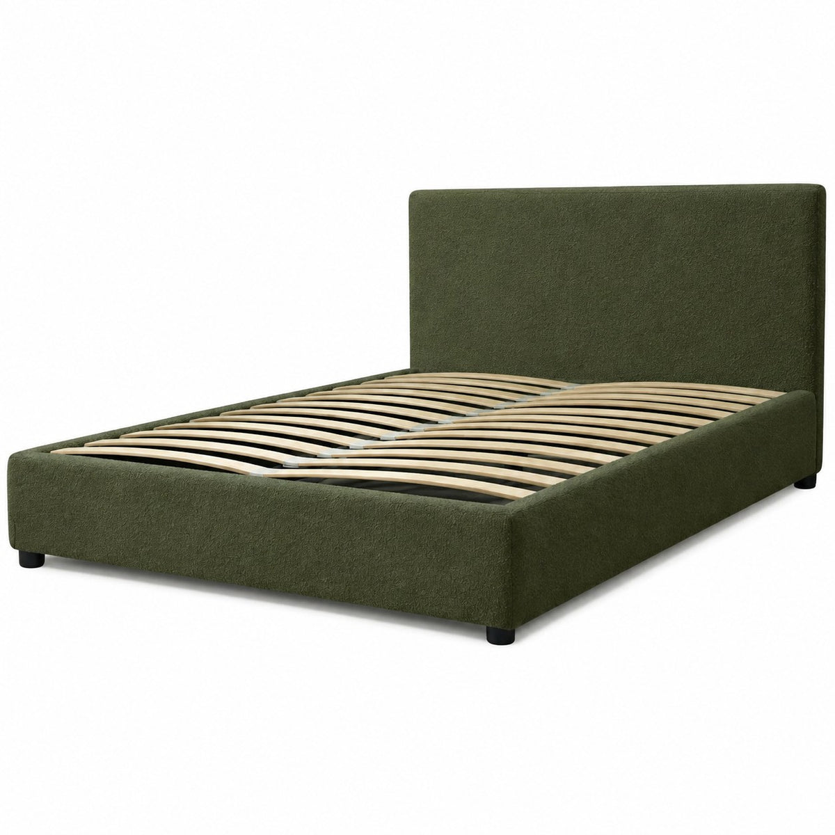 Lit coffre Colisée tissu Bouclette