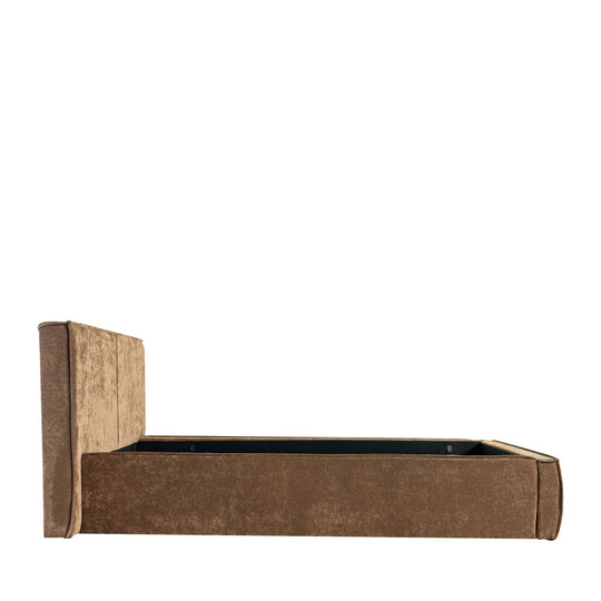 Lit coffre DRAWER Liberia 140x190cm marron
