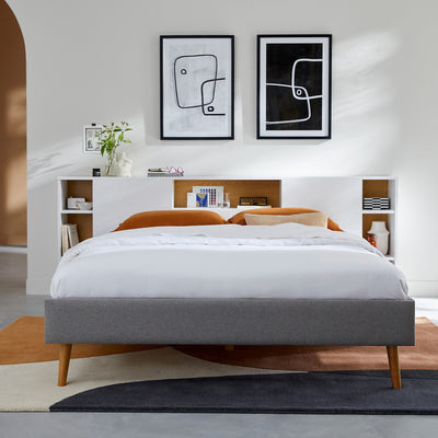 Lit avec sommier 140x190cm, Jimi La Redoute Interieurs