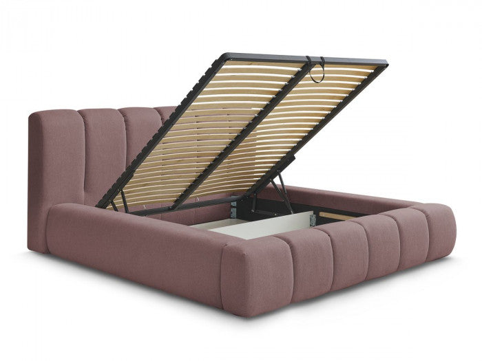 Lit coffre BOBOCHIC Denali rose 160x200 jamais utilisé — photo produit