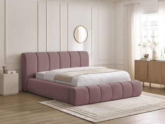 Lit coffre BOBOCHIC Denali rose 160x200 jamais utilisé — photo produit