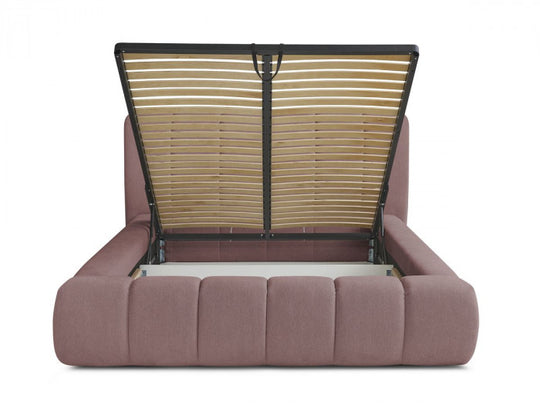 Lit coffre BOBOCHIC Denali rose 160x200 jamais utilisé — photo produit