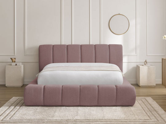 Lit coffre BOBOCHIC Denali rose 160x200 jamais utilisé — photo produit