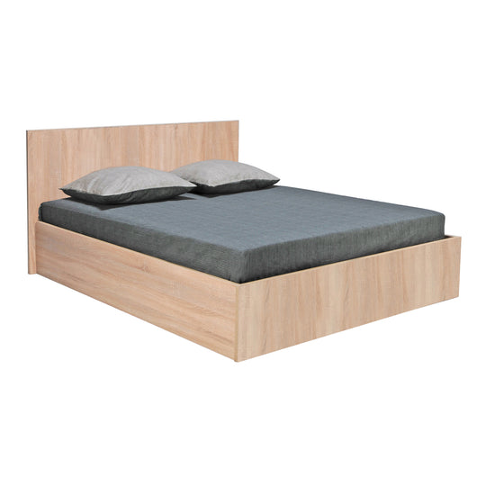 Lit coffre MADRID 160x200 coloris bois