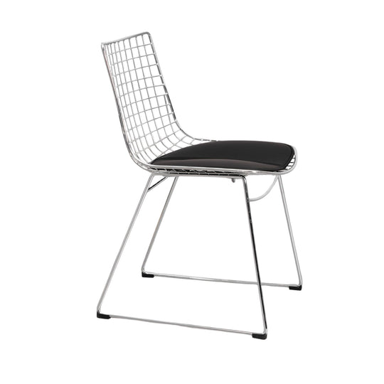 Lot 2 chaises SKLUM Renee en acier chromé
