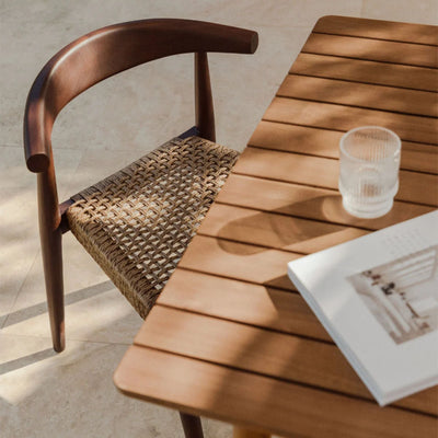 Lot de 2 chaises de jardin SKLUM Celle en bois de teck