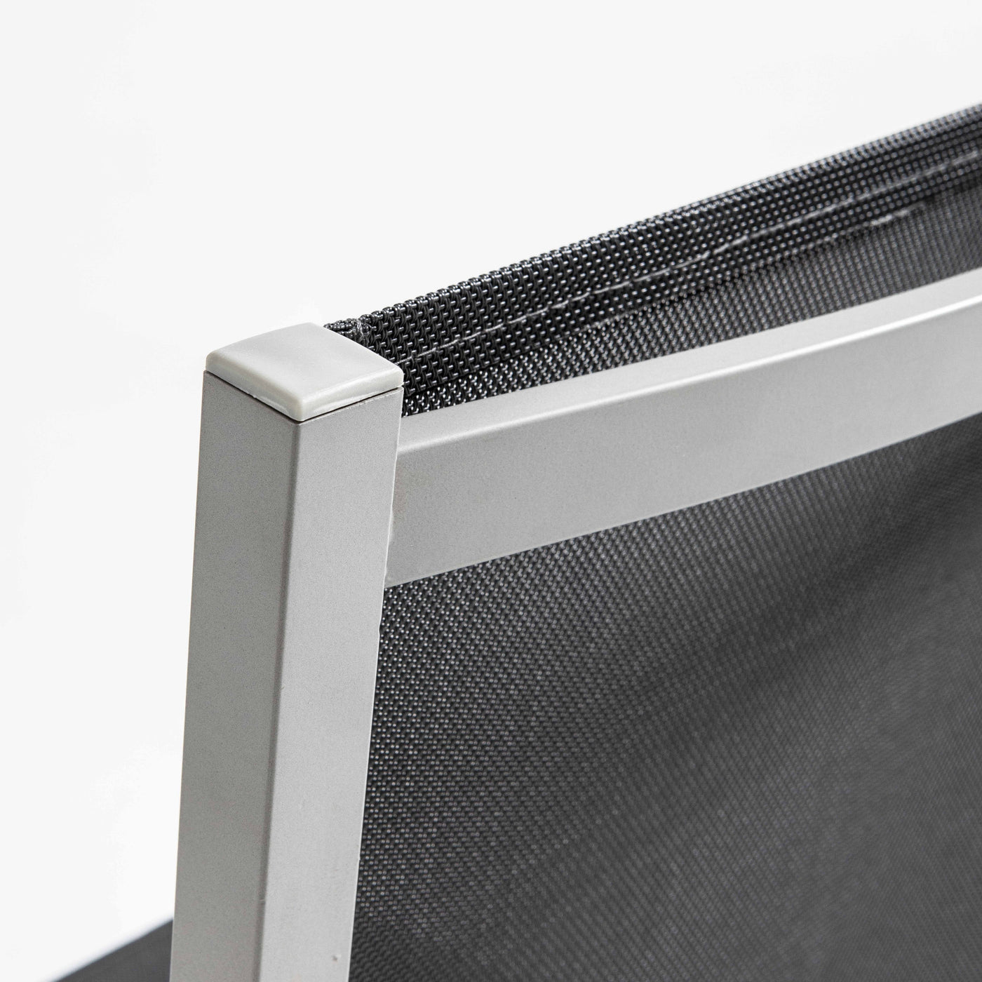 Lot de 4 ou 6 chaises de jardin en aluminium et textilène-modele AJACCIO