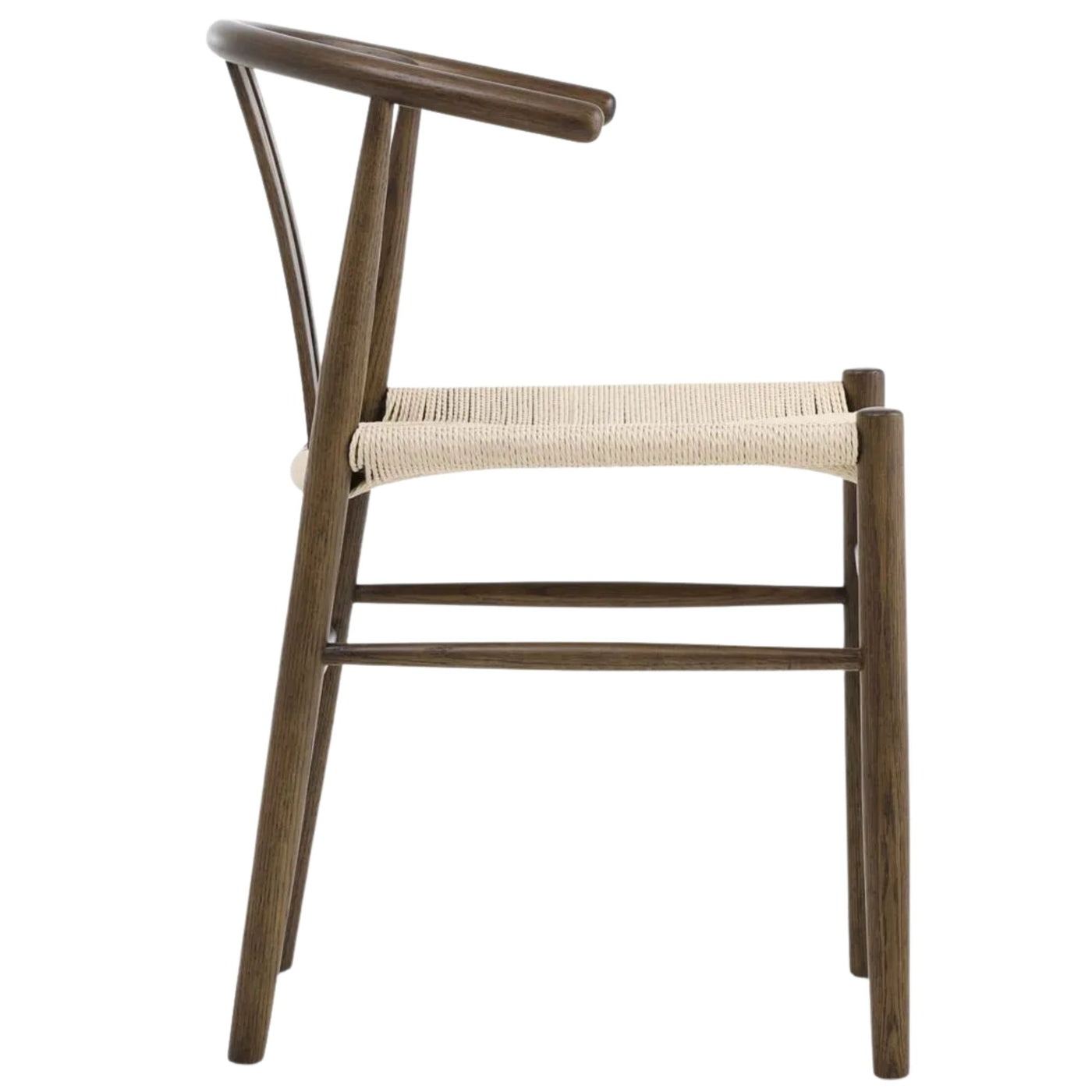Lot de 2 chaises JYSK Guderup chêne foncé/naturel