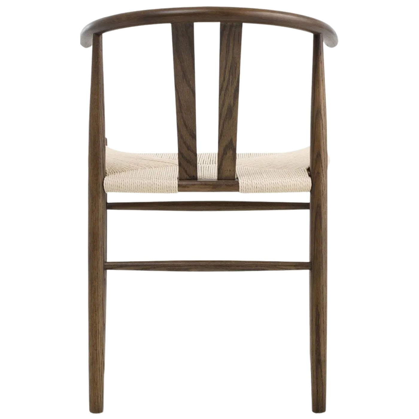 Lot de 2 chaises JYSK Guderup chêne foncé/naturel