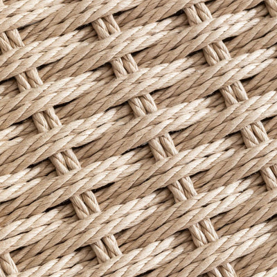 Lot de 2 tabourets hauts SKLUM Mara en Bois de Chêne et Corde Tressée (66 cm)