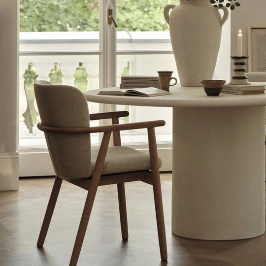 Lot de 3 chaises MICADONI Ria en tissu beige/gris