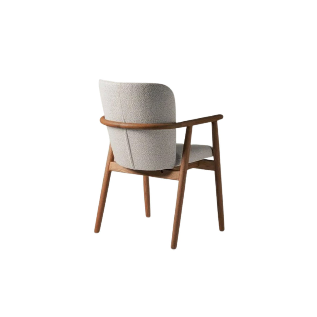 Lot de 3 chaises MICADONI Ria en tissu beige/gris