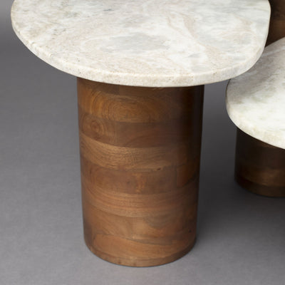 Lot de 3 tables gigognes DRAWER - SUKI