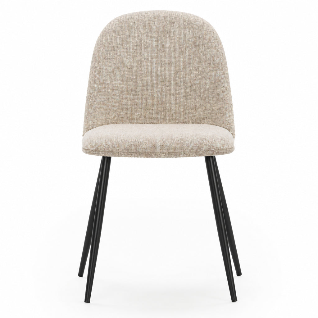 Lot de 4 chaises CASANOVA Livo beige