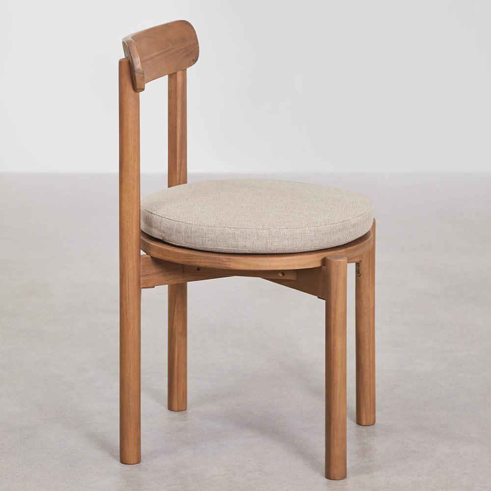 Lot de 2 chaises de jardin SKLUM Nualis en acacia — photo produit