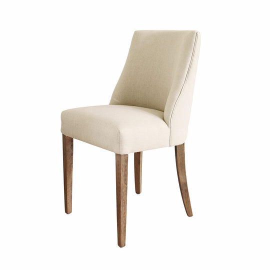 Lot de 2 chaises Loberon OPIREL Crème — photo produit