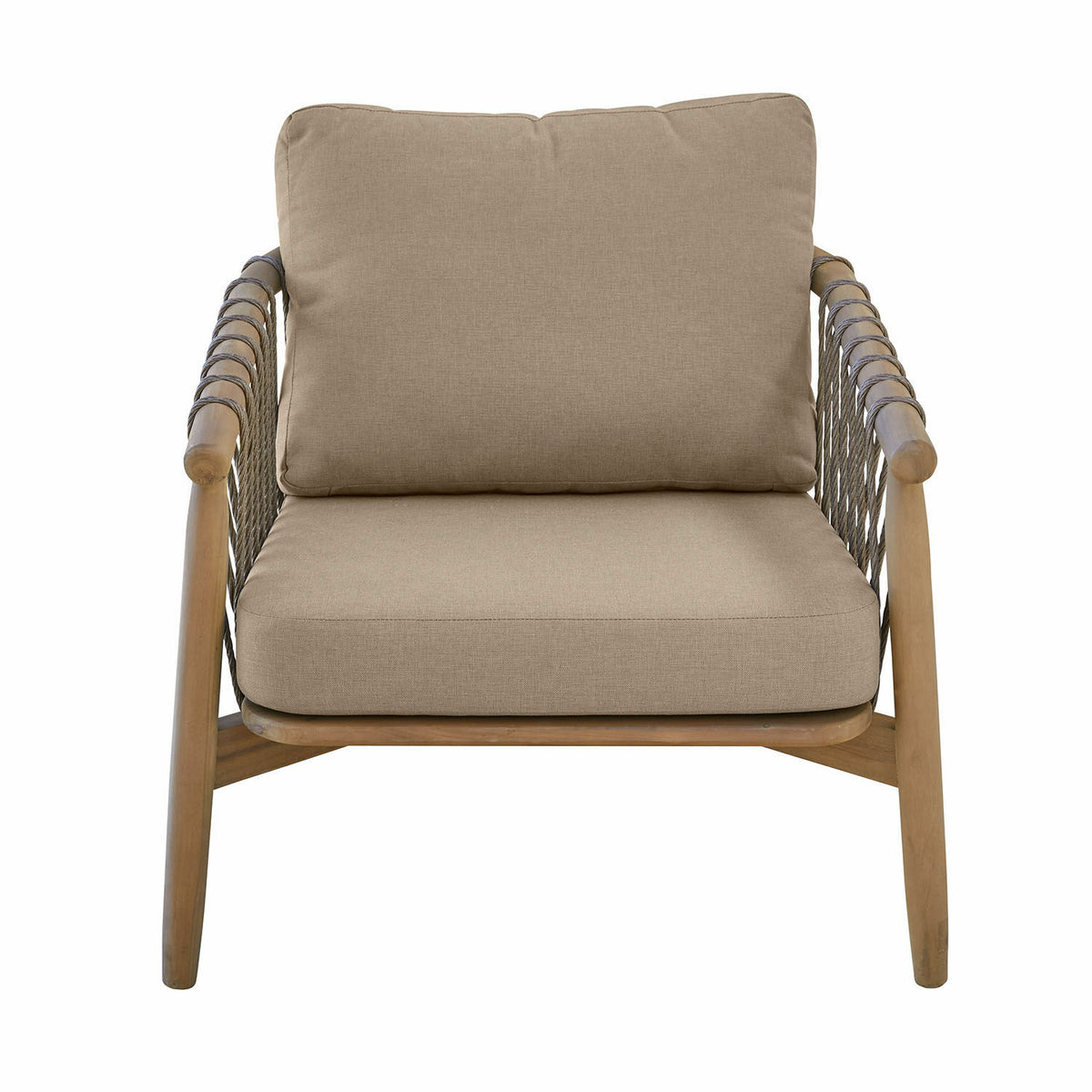 Lot de 2 fauteuils LOBERON FSC®-100% Thornwick beige — photo produit