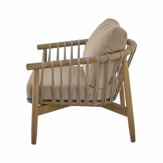 Lot de 2 fauteuils LOBERON FSC®-100% Thornwick beige — photo produit