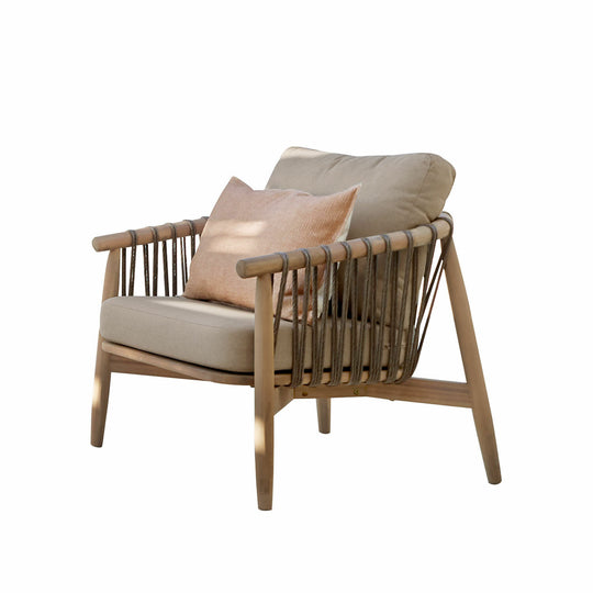 Lot de 2 fauteuils LOBERON FSC®-100% Thornwick beige — photo produit