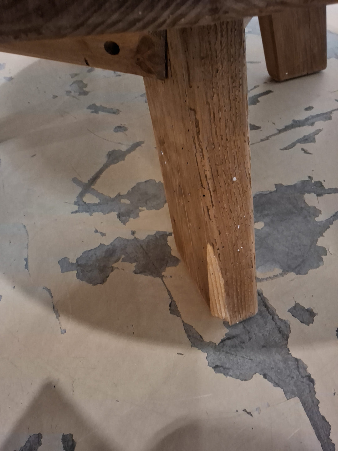 Lot de 2 tables d'appoint LOBERON Oteley bois vieilli — photo produit