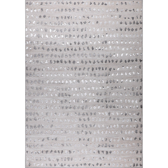 Tapis Scandinave à Pois Gris/Blanc Rosemont