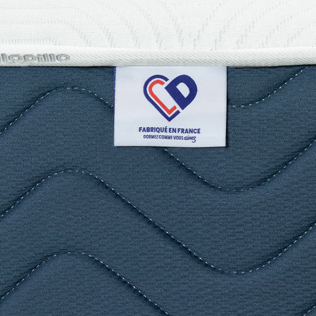Matelas DUNLOPILLO Beverly 100% latex ferme 3 zones hauteur 20 cm