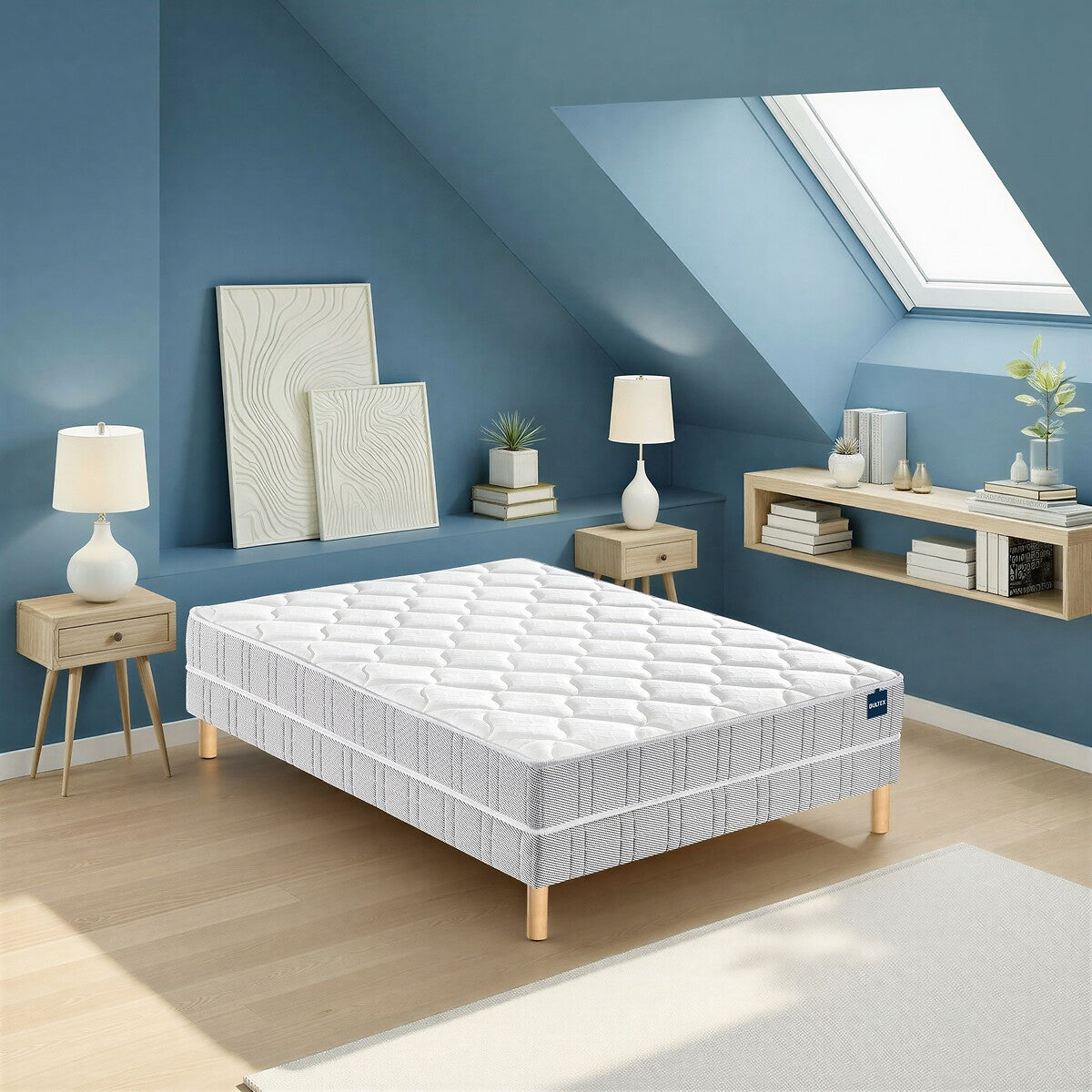 Matelas BULTEX mousse, soutien fermeté, accueil accueillant et moelleux., 160x200cm