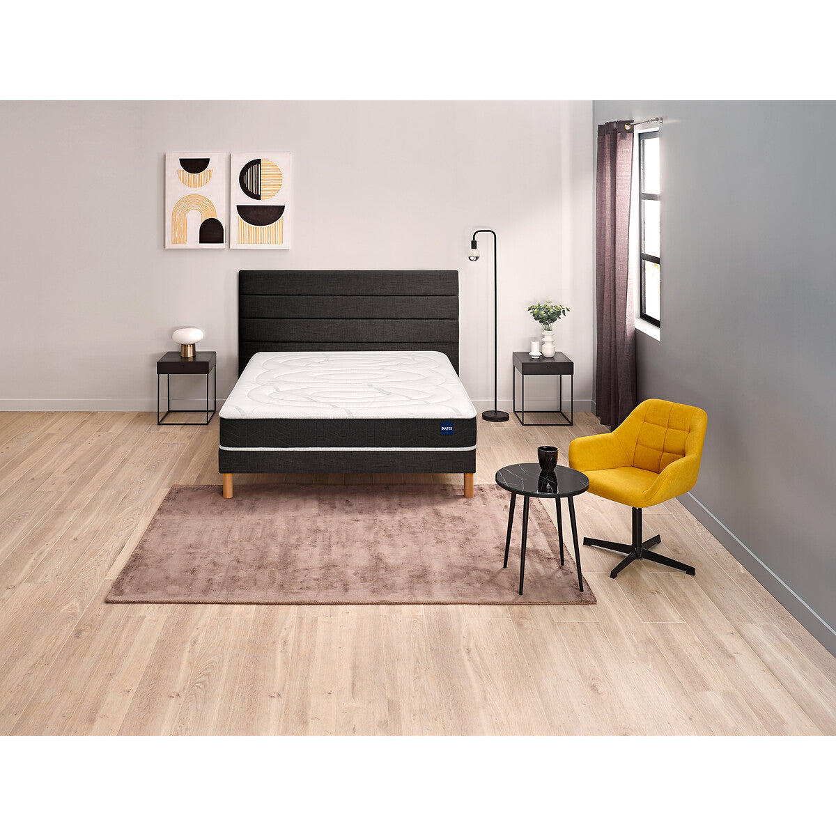 Matelas BULTEX mousse, soutien équilibré, accueil enveloppant, 160x190cm