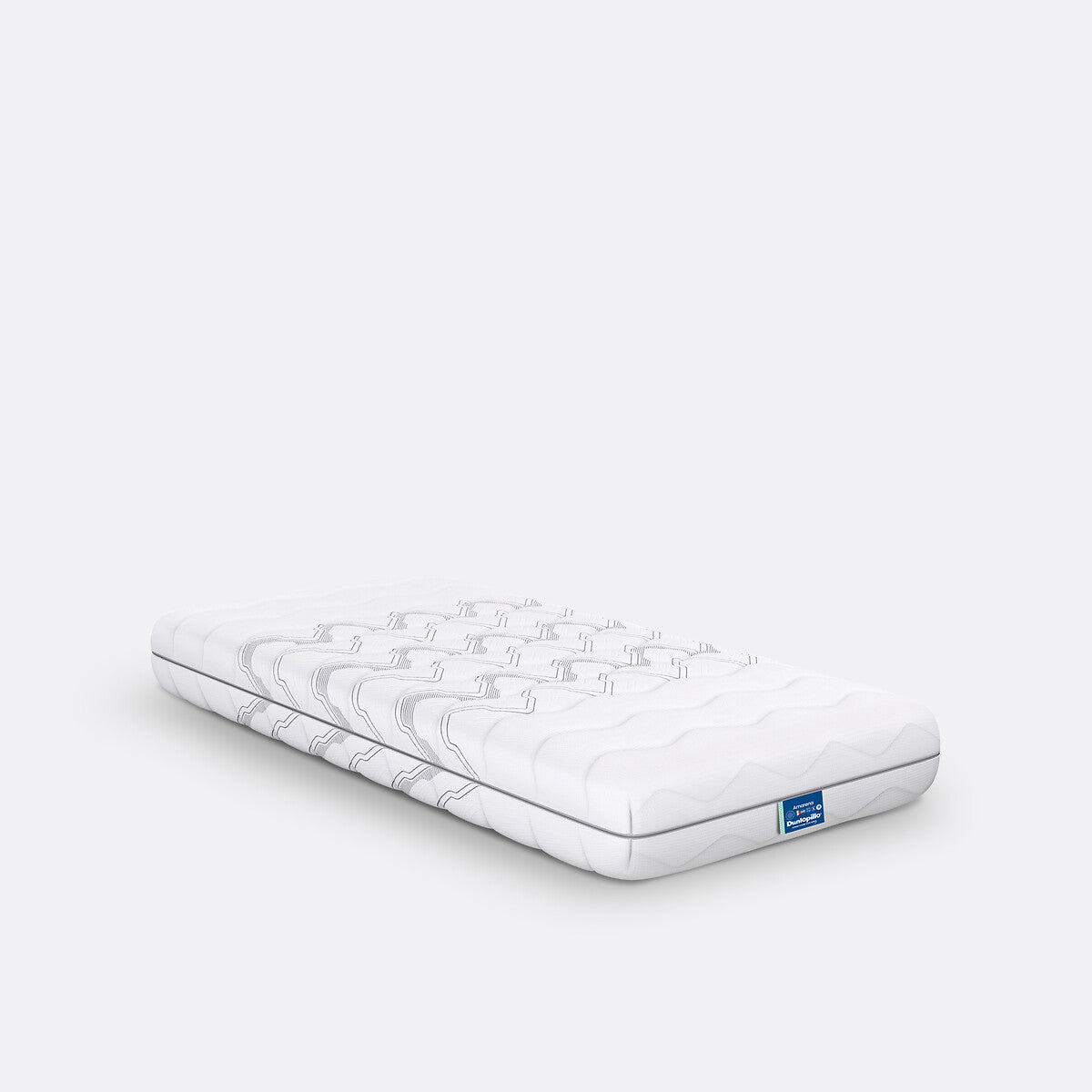 Matelas DUNLOPILLO Amarena latex, soutien ferme, accueil moelleux, 80x200cm
