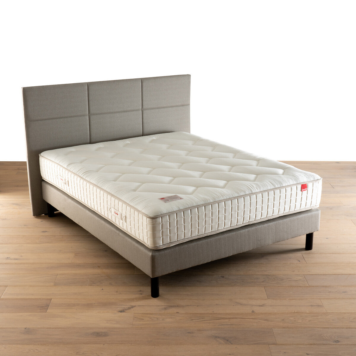 Matelas EPEDA ressorts ensachés, soutien soutien ferme, accueil confort moelleux, accueil cocooning, 140x190cm