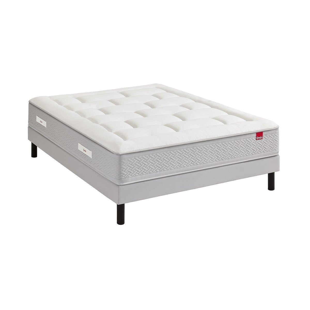 Matelas EPEDA ressorts ensachés, soutien ferme, accueil équilibré, 180x200cm