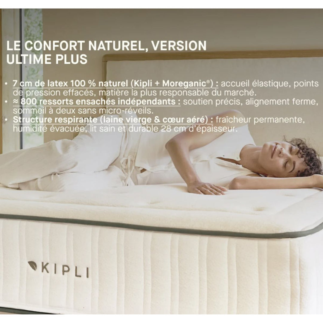 Matelas KIPLI Hybride Ultime plus 180x200cm