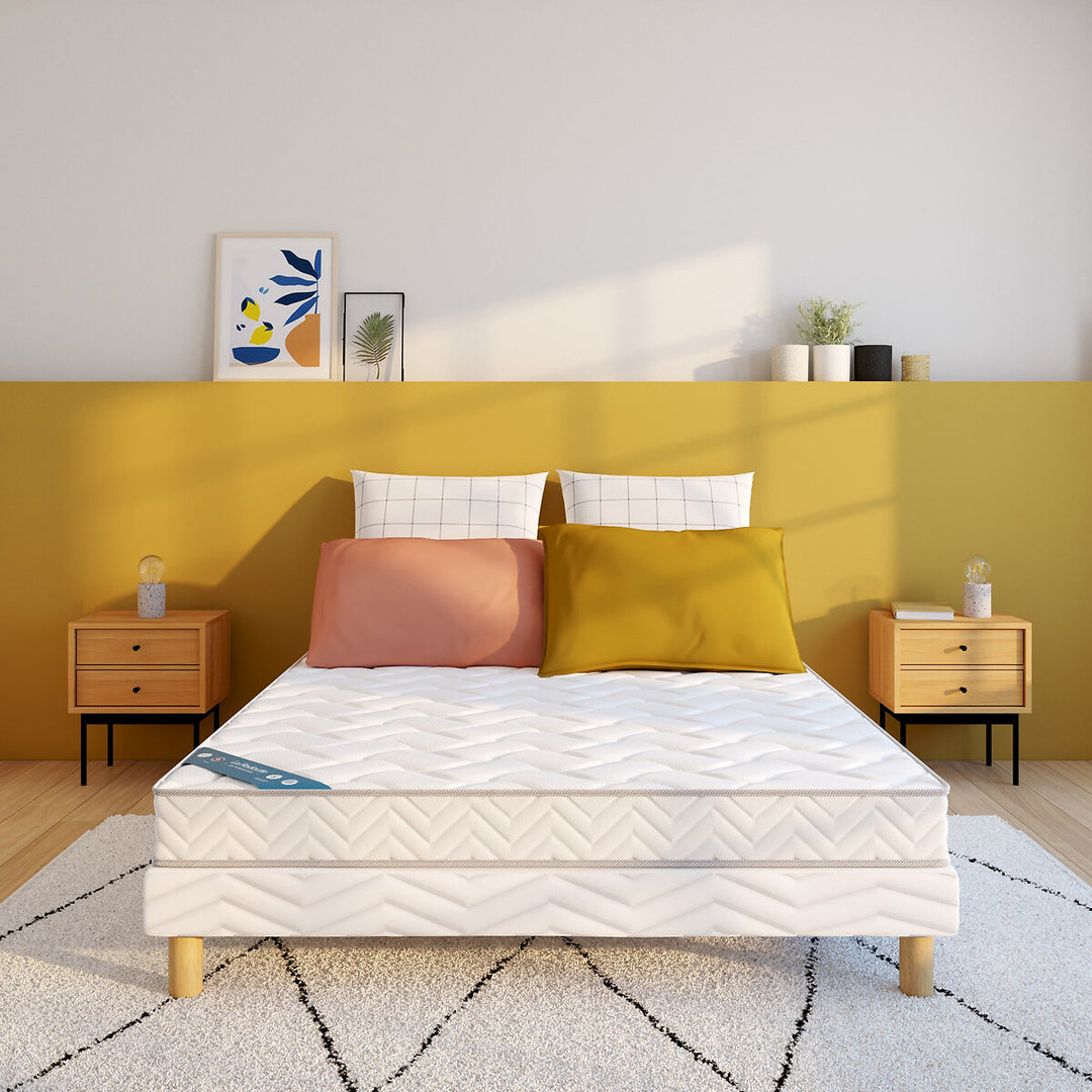 Matelas LA REDOUTE mousse, soutien ferme, accueil moelleux, 140x200cm