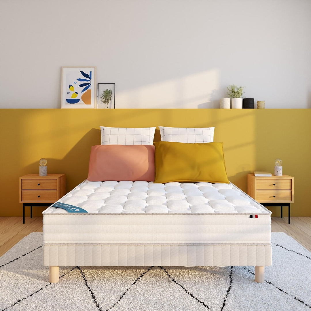 Matelas LA REDOUTE 580 ressorts ensachés, soutien ferme, accueil enveloppant, 140x190cm