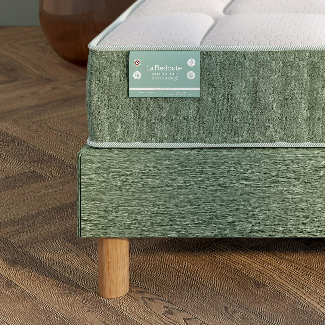 Matelas LA REDOUTE 672 ressorts ensachés, soutien ferme, accueil moelleux, 180x200cm